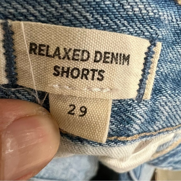 Madewell Relaxed Denim Shorts High Rise Women’s Size 29 - Picture 2 of 12